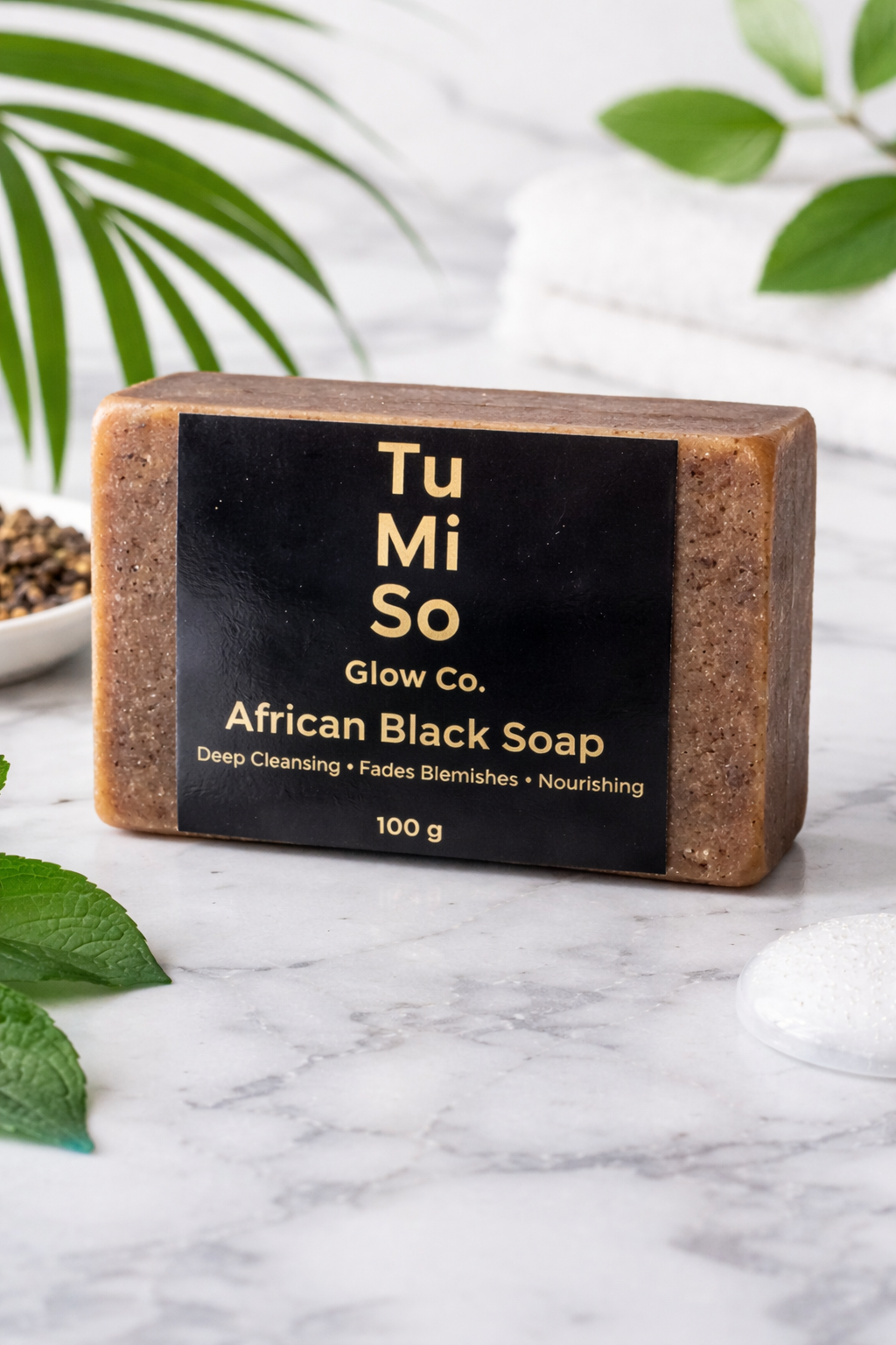 TuMiSo Glow Co - African Black Soap